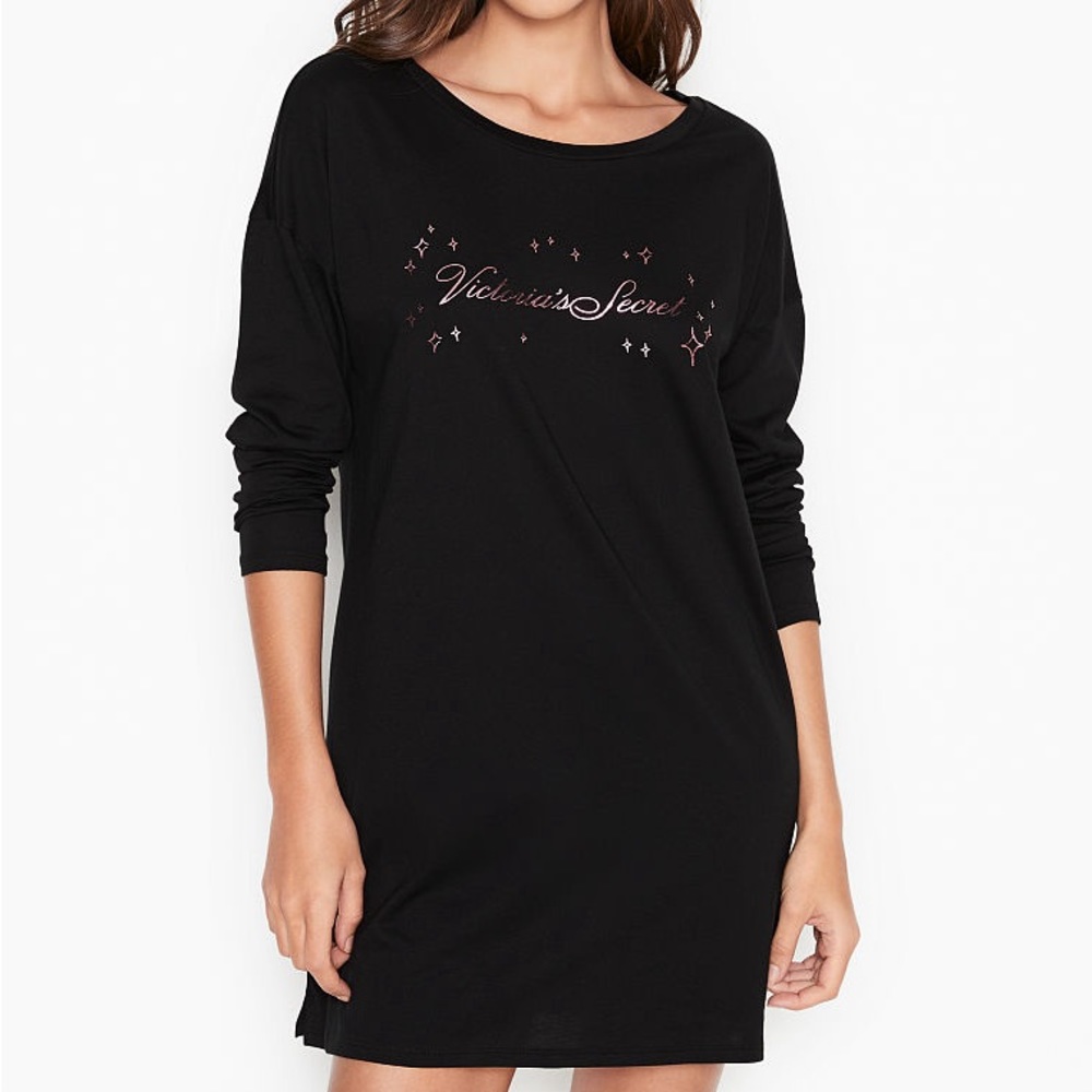 NWT VICTORIA'S SECRET Long-Sleeve Sleepshirt S